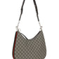 Gucci Attache Large Shoulder Bag - Beige/Ebony