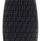 Crocheted Cashmere Skirt - Black