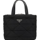 Re-Nylon Padded Tote Bag - Black