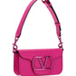Mini Locò Crossbody Calfskin Bag - Pink PP
