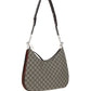 Gucci Attache Large Shoulder Bag - Beige/Ebony