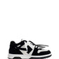 Out Of Office Vintage Suede Sneakers - Black/White