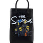 The Simpons TM &© 20TH Television Mini Shopping Bag In Shiny Calfskin - Black