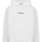 Reverse Logo Hoodie - White