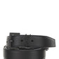 Monogram Belt In Smooth Leather - Black
