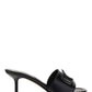 VLogo 80mm Sandals - Black