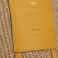 Large Basket in Fair Trade Paper & Shiny Calfskin - Natural / Yellow