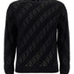 FF Motif Logo Knit Sweater - Black