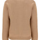 Marino Wool Sweater Logo - Beige