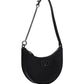 Mini Vlogo Signature Grainy Calfskin Hobo Bag - Black