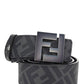 Leather Belt - Black / Grey