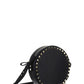Rockstud Round Shoulder Bag - Black