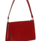 Brushed Leather Mini-Bag - Scarlet