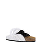 Chain Loafer Mules - White