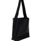 Hammered Leather Shopping Bag - Black