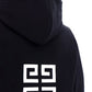 4G Embroidered Hoodie - Black