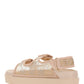 Women's GG Sandal with Crystals - Rose Beige