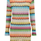 Long Sleeve Mini Dress - Multi