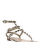 Rockstud Metallic Flat Flip-FLop Sandal - Skin