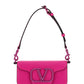 Mini Locò Crossbody Calfskin Bag - Pink PP