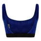 Stretch Velvet Bralette - Yves Blue