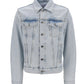 Diagonal Tab Slim Denim Jacket