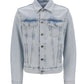 Diagonal Tab Slim Denim Jacket