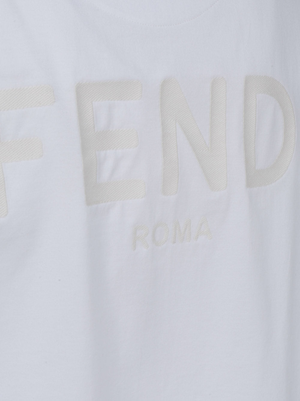 Fendi Roma Logo T-Shirt - White