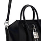 Mini Antigona Lock Bag In Box Leather - Black