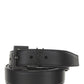 Monogram Belt In Smooth Leather - Black