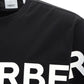 Horseferry Print Cotton Oversized T-shirt - Black