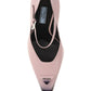 Brushed Leather Pumps - Alabaster Pink