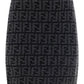 Crocheted Cashmere Skirt - Black