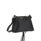 Joan Mini Leather Shoulder Bag - Black