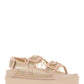 Women's GG Sandal with Crystals - Rose Beige