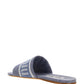 Logo-Jacquard Denim Sandals