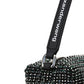 Heiress Medium Pouch Bag in Rhinestone Mesh