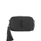 Lou Mini Bag in Quilted Grain de Poudre Embossed Leather - Black
