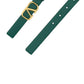 Reversible Vlogo Signature Belt In Shiny Calfskin 20MM- Green / Blue