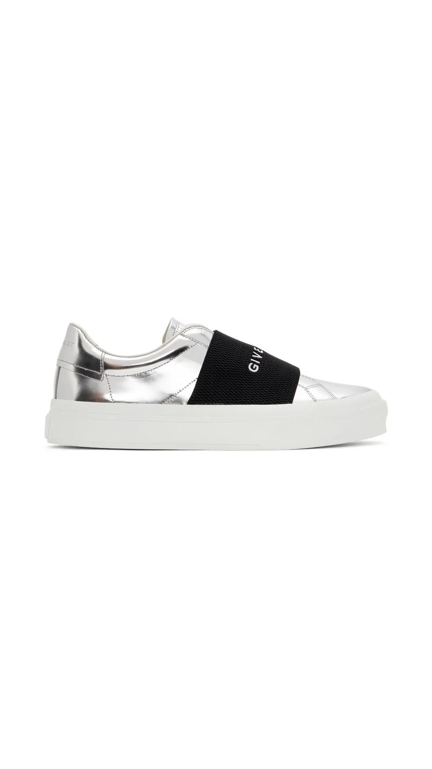 City Court Sneakers -  Silver / Black