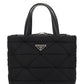 Re-Nylon Padded Tote Bag - Black