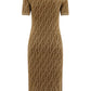 FF Velvet Dress - Camel