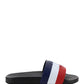 Basile Slide Sandals- Navy