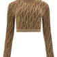 Cashmere Cropped Sweater - Camel