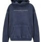 Hotfix Logo Hoodie In Condensed Fleece - Blue