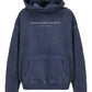 Hotfix Logo Hoodie In Condensed Fleece - Blue