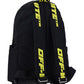 Quote Nylon Backpack - Black/White