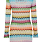 Long Sleeve Mini Dress - Multi