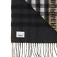 Contrast Check Cashmere Scarf - Archive Beige / Black