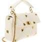 Large Roman Stud The Shoulder Bag - Ivory